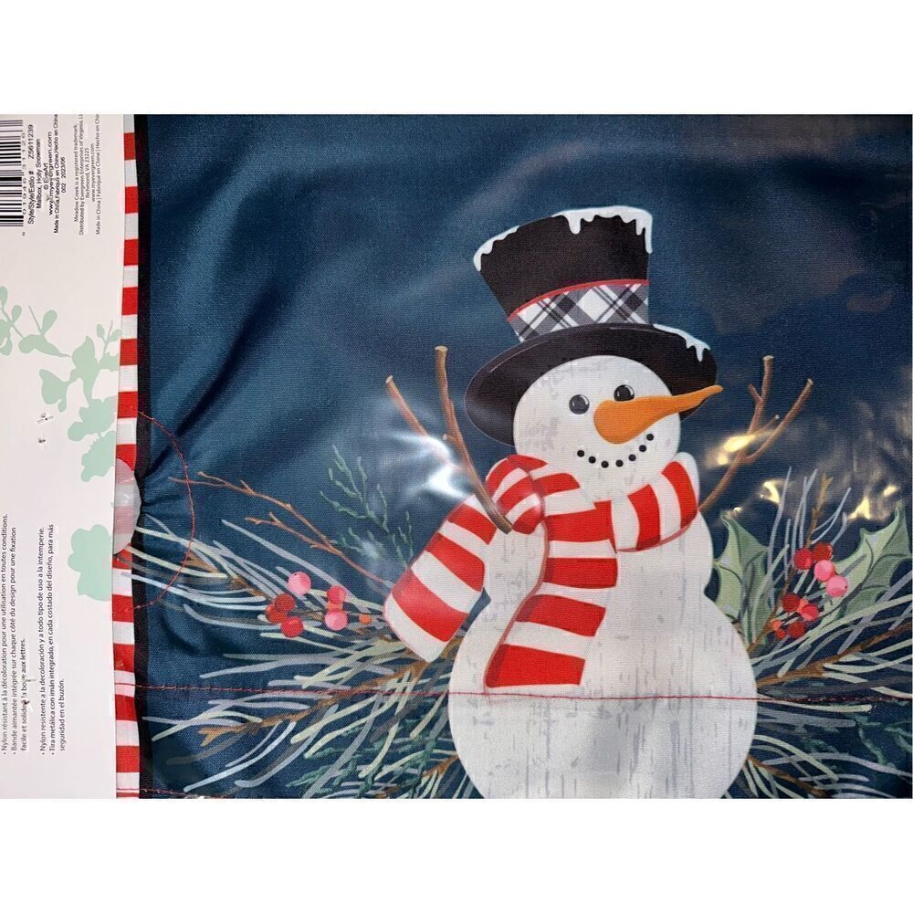 Snowman Christmas Decorative Mailbox Cover NWT